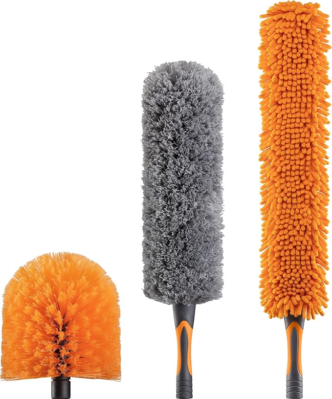 Extend-A-Reach Dusting Kit for Extension Pole or by Hand // Twist on Duster by EXTEND-A-REACH