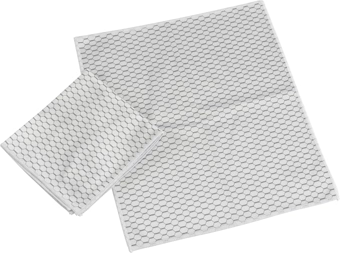 Casabella Lint-Free Microfiber Glass and Mirror Cleaning Cloths - Image 2