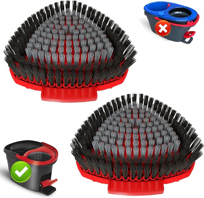 2 Pack Upgrade Scrub Brush Replace Heads Compatible by Unknown