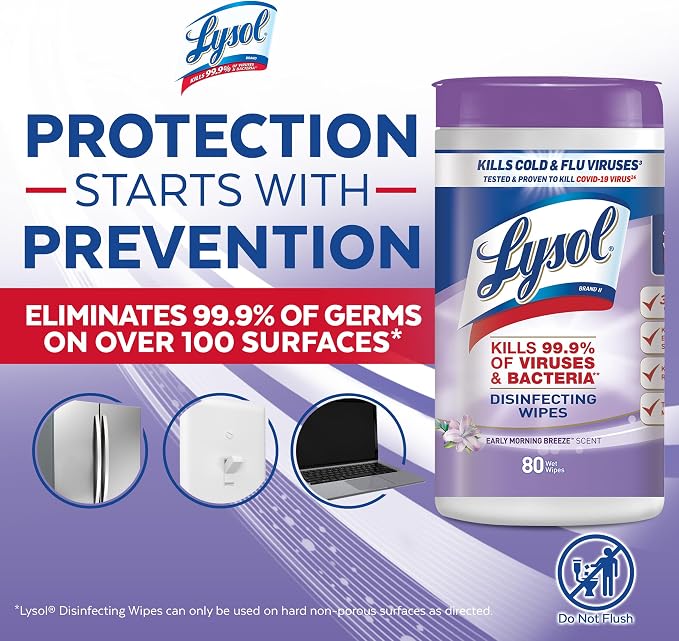 Lysol Disinfectant Wipes, Dorm Room Essentials - Image 5