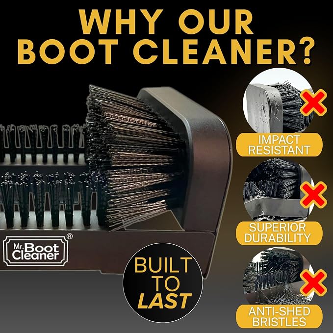Heavy Duty Boot Brush Cleaner Outdoor Floor Mount or Portable Boot - Image 4