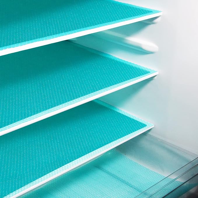 8Pcs Refrigerator Liners, Washable Fridge Liner Mats Covers Pads by RwotllsRefrigeratorLiners