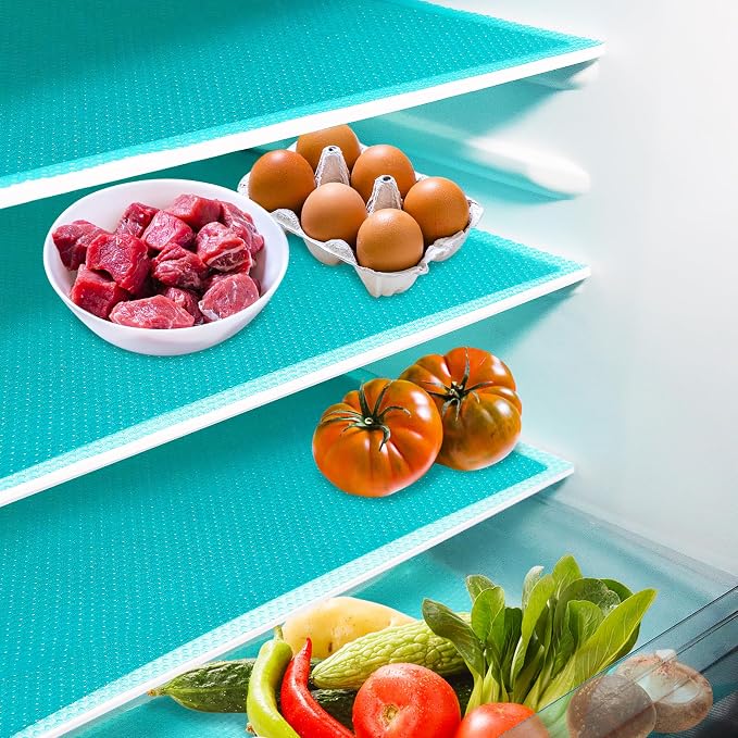 20Pcs Refrigerator Liners, Washable Fridge Liner Shelf Mats Refrigerator Pads by Daixers