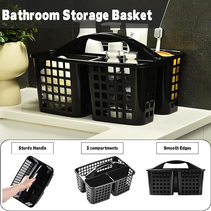Haundry Plastic Shower Caddy Basket - Image 3