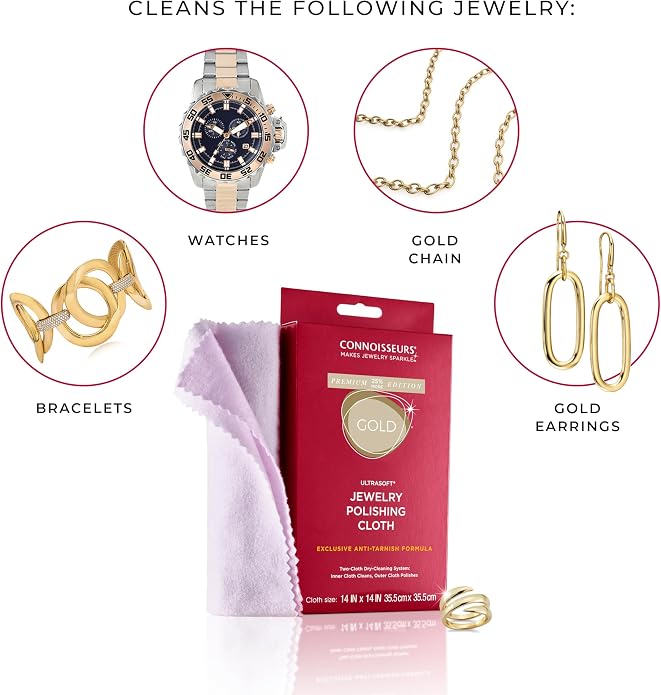 CONNOISSEURS Premium Edition Jewelry Cleaner, Value Size 9.6oz - Image 8