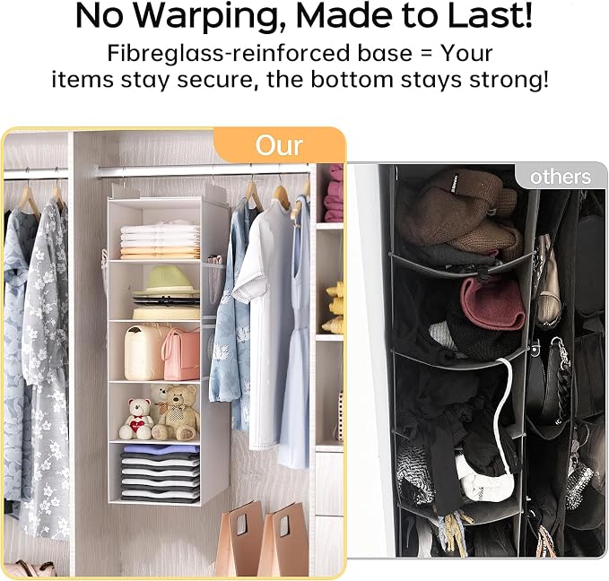 Extra Deep Hanging Closet Organizer - Image 5