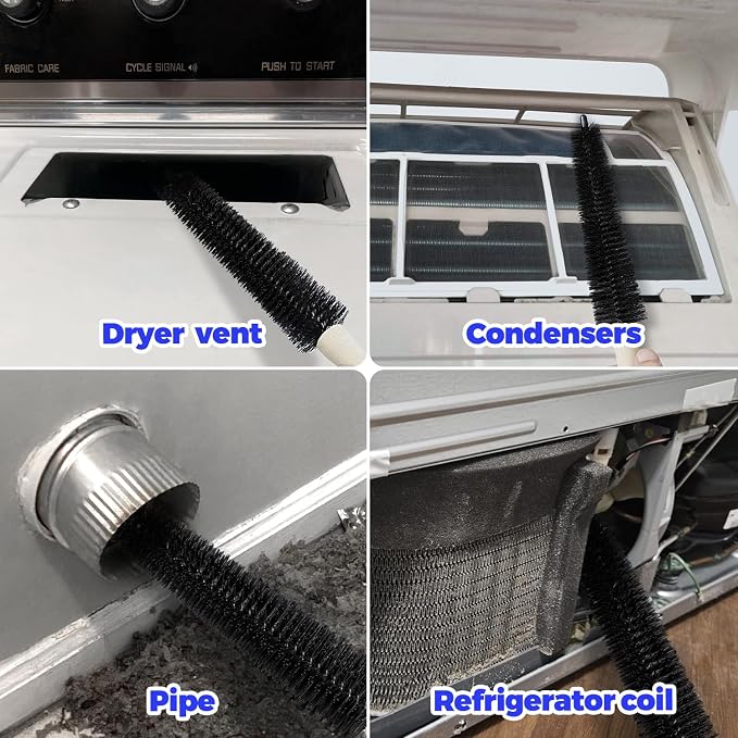 Holikme 3 Pieces Dryer Vent Cleaner Kit - Image 6