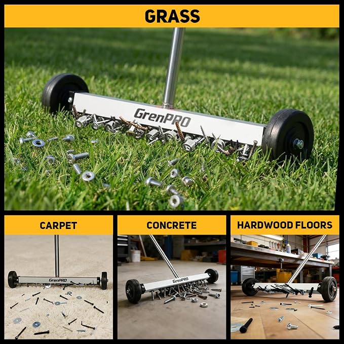 17" Rolling Magnetic Sweeper - Image 7