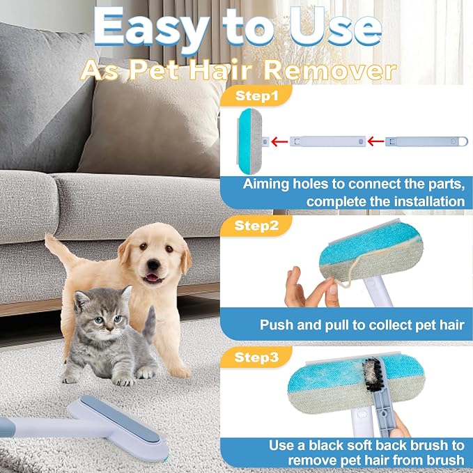 4 in 1 Mesh Screen Cleaner, Pet Hair Removal Tool - Image 6