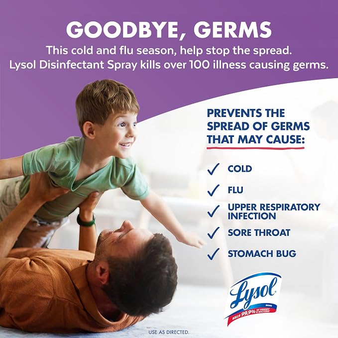 Lysol Disinfectant Spray, Sanitizing and Antibacterial Spray, - Image 3