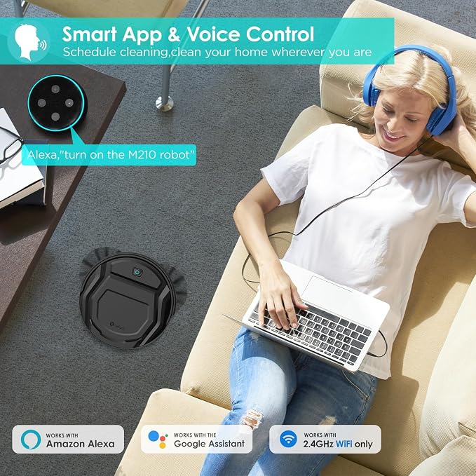 Lefant M210 Robot Vacuum Cleaner, 120-Min Runtime, Compact Design, Powerful - Image 5