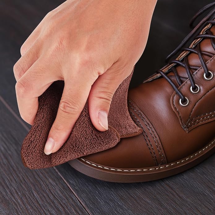 10 Pcs Shine Shoes Cloth Kit Polish Dauber Applicators Cleaning Leather Shoes - Image 6