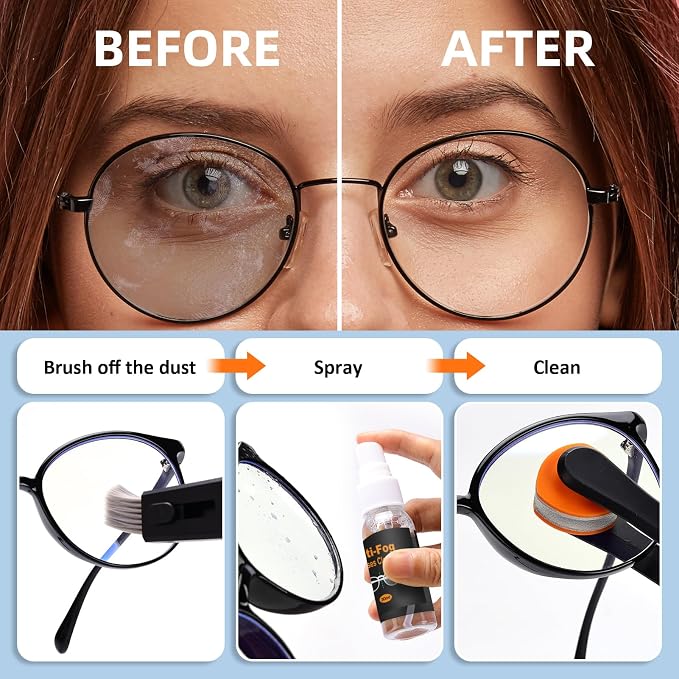 Ordilend Glasses Cleaner Eyeglass Cleaning Kit - Image 4
