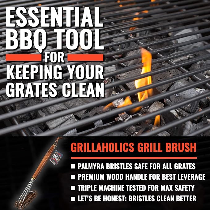 Grillaholics Pro Grill Brush Palmyra - Image 2