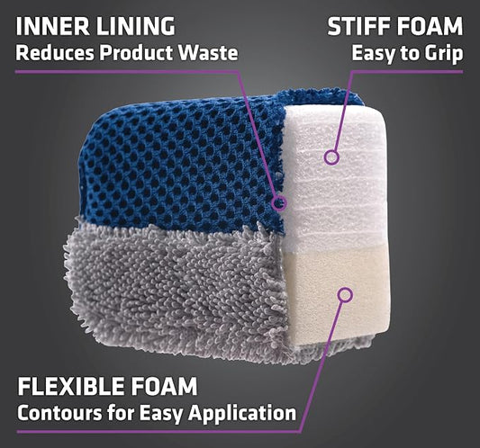 VIKING Tire Shine Applicator Sponges, 2 Pack - Image 2