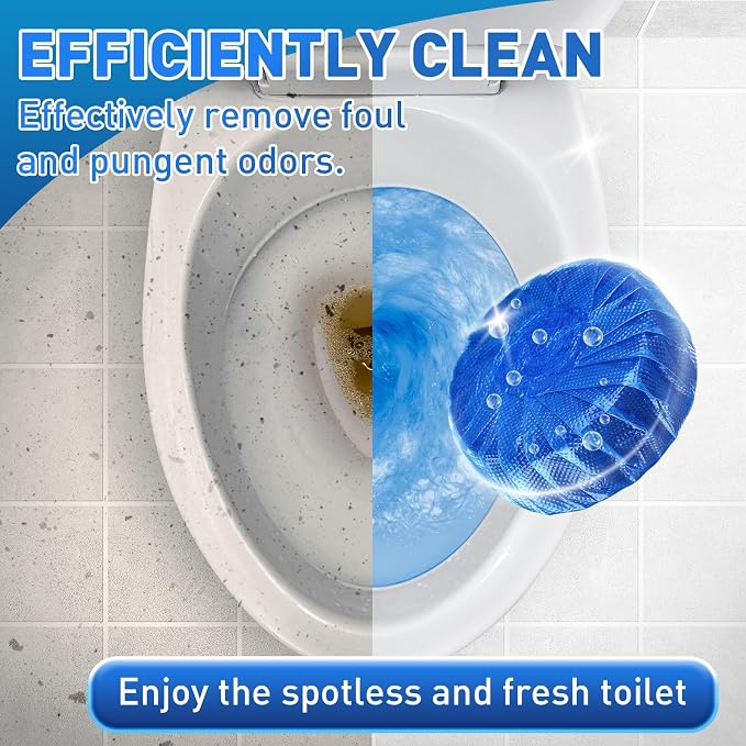 Qualirey 60 Pack Automatic Toilet Cleaner Tablets Toilet Bowl Long Lasting - Image 5