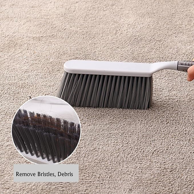 Dusting Brush, Medium Handheld Broom, Cleaning Heavier Litter - Image 3