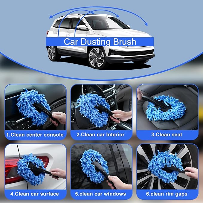 Viewsun Windshield Cleaner Tool, Car Detailing Kit Interior Cleaner, Car - Image 6