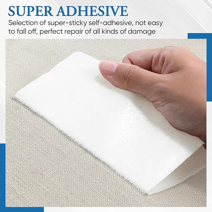 Canvas Patch 5.5 x 8 Inches 6Pcs Self-Adhesive Waterproof Canvas Patch Kit - Image 4