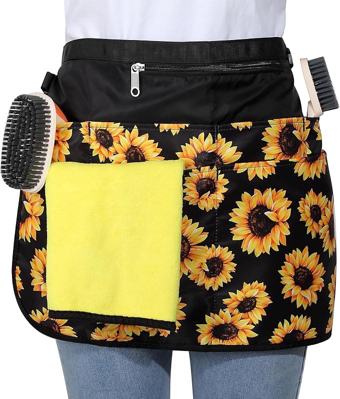 Waterproof Cleaning Apron with 7 Pockets, Cleaning Supplies by Bafelia