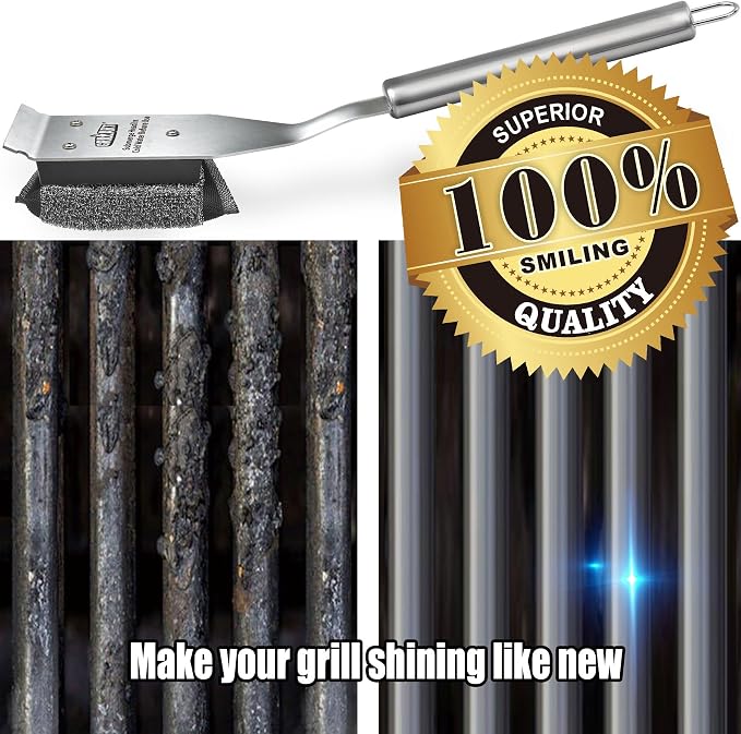 GRILLART Grill Brush Bristle Free Replacement Head - Image 8