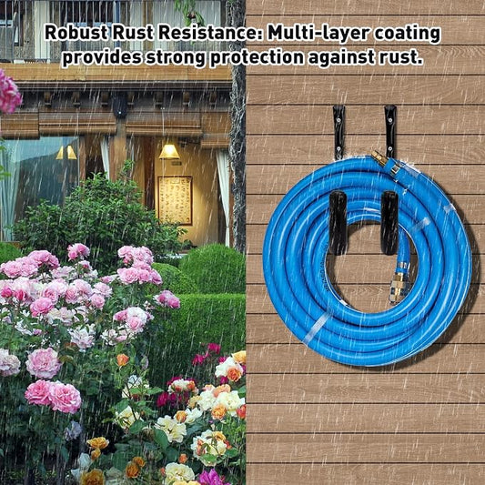 KURUI 10" Garage Organization Wall Hooks, 66 LB Heavy Duty Water Hose Holder - Image 2