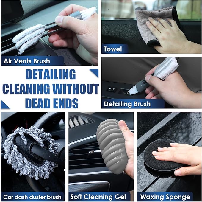 Viewsun 21Pcs Car Cleaning Kit - Image 6