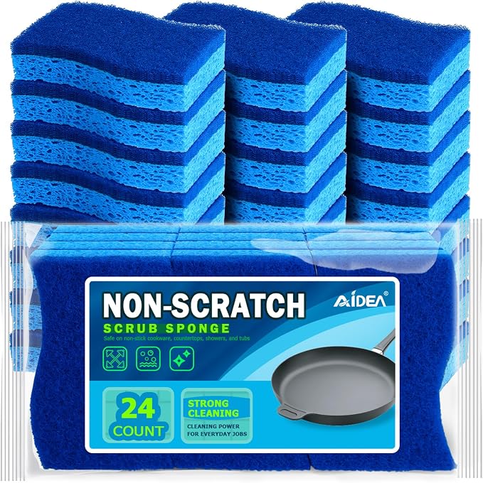 AIDEA Non Scratch Scrub Sponge, Sponges by AIDEAHOME