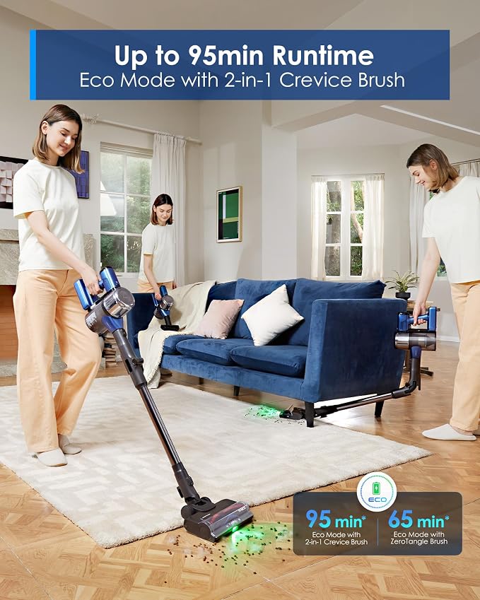Tineco Pure ONE S50 Pro Cordless Stick Vacuum Cleaner, 200AW Powerful Suction - Image 7