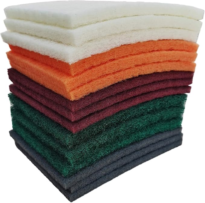 15 Pack 6 x 9 Inch Hand Pads Coarse Medium Fine Superfine 5 Different - Image 9