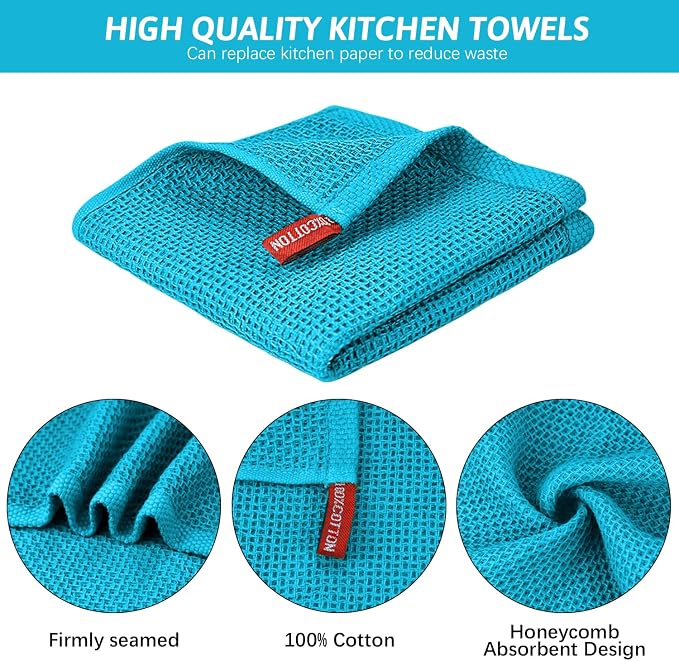 Nialnant 100% Cotton Dish Cloths - Image 3