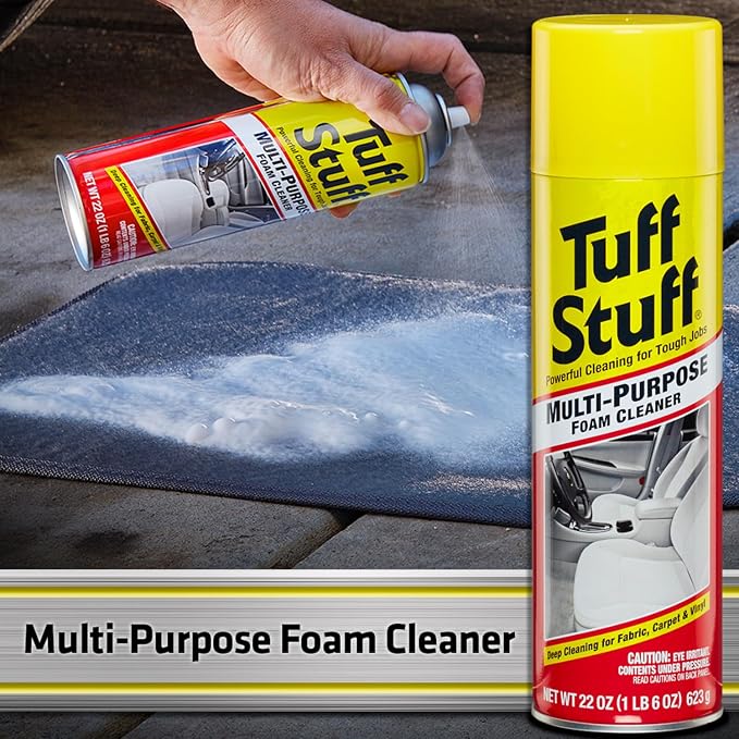 Tuff Stuff Multi-Purpose Foam Cleaner, Use on Car Interior, 22 Oz Each - Image 3