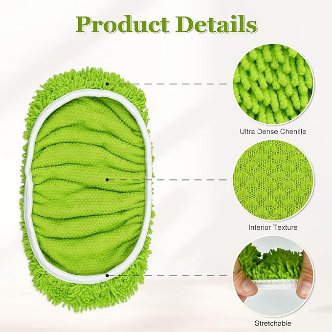XL Mop Pads Compatible with Swiffer XL Sweeper, X-Large Dry Sweeping Cloths - Image 2