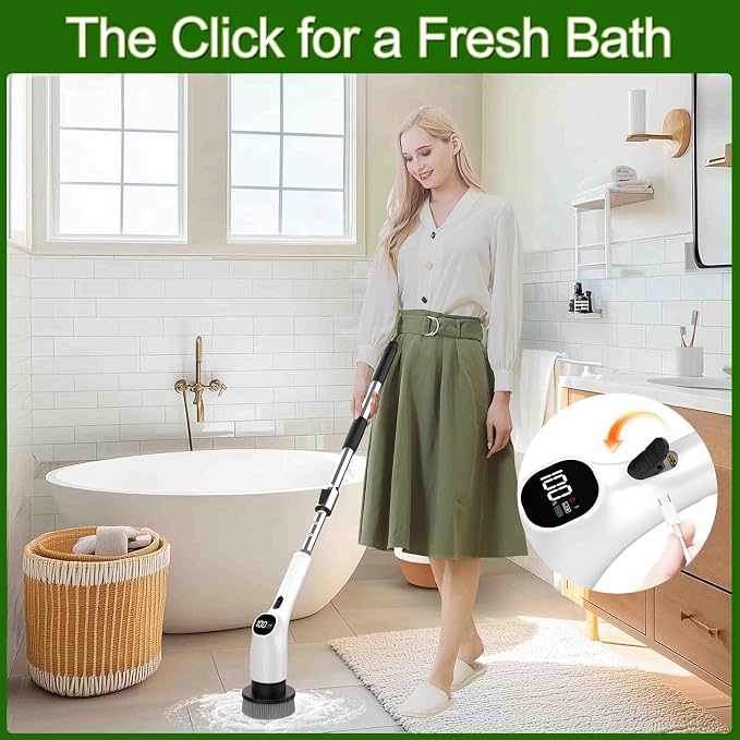Electric Spin Scrubber, Shower Scrubber - Image 3