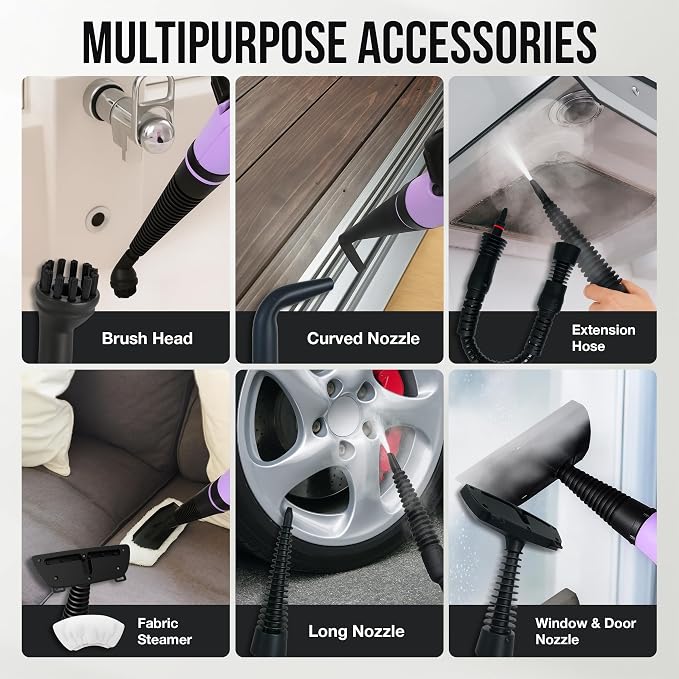 Comforday Multi-Purpose Handheld Pressurized Steam Cleaner - Image 5