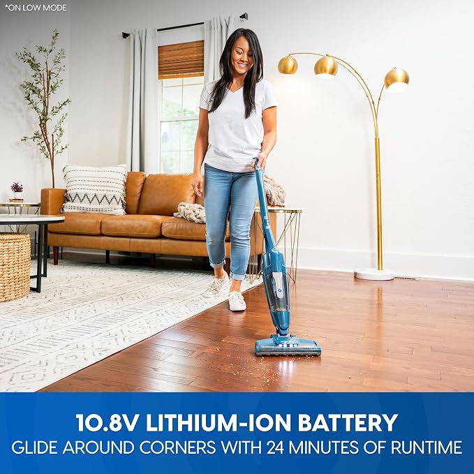 Vacmaster Portable 10.8V 2-in-1 Cordless Stick Lightweight Vacuum Cleaner - Image 2