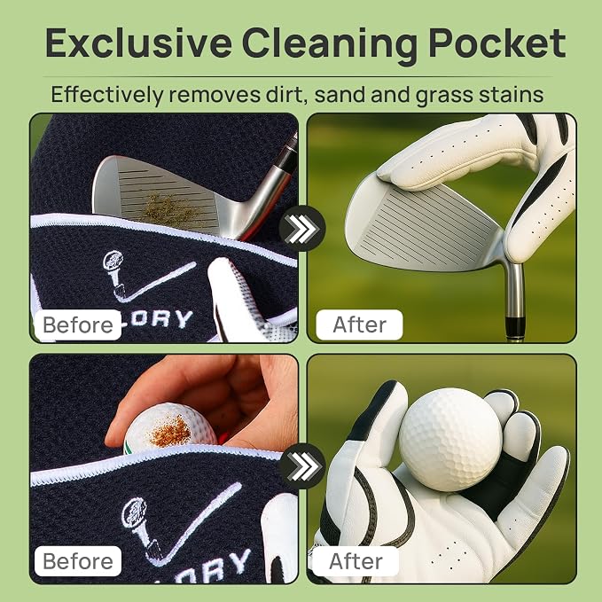 Magnetic Golf Towel for Bag 18" x 18" - Image 4