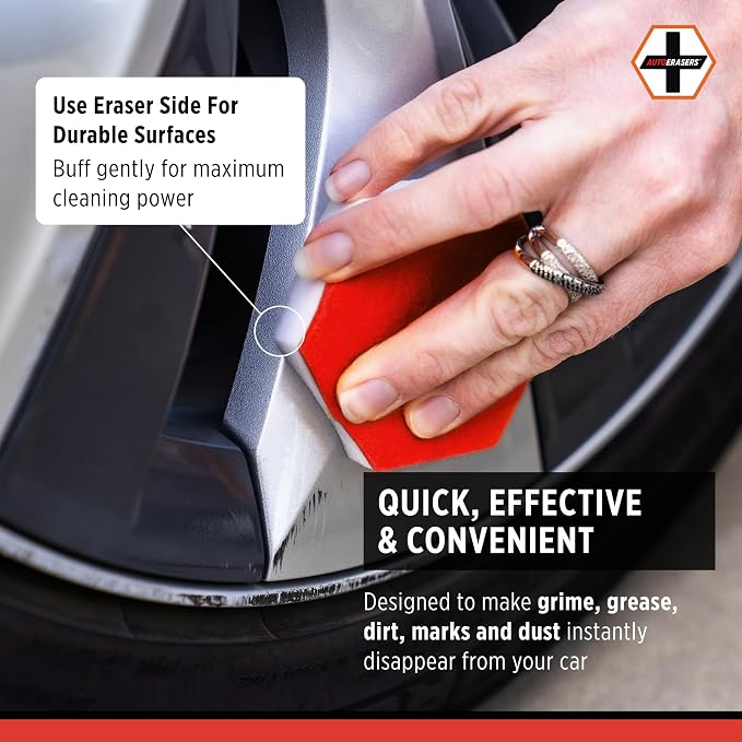 AutoERASERS™ Instant Detailing Car Bikes Wash Sponge, Non-Scratch Car Cleaning - Image 4