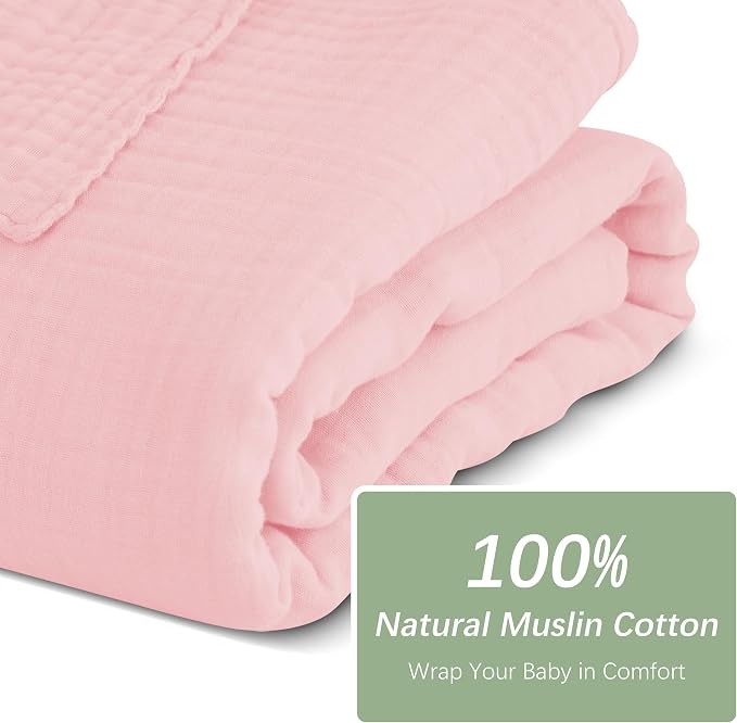 SWEET DOLPHIN Muslin Baby Bath Towels Blanket - Image 4