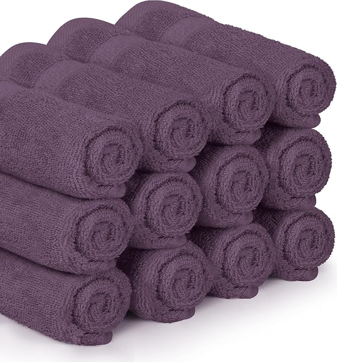 Utopia Towels 12 Pack Premium Wash Cloths Set, 12 by 12 Inches, 100% Cotton - Image 6