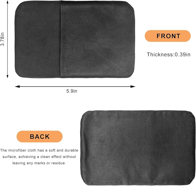 Car Screen Cleaner, Rectangle Microfiber Cloth Non-Scratch Auto Touchscreen - Image 2