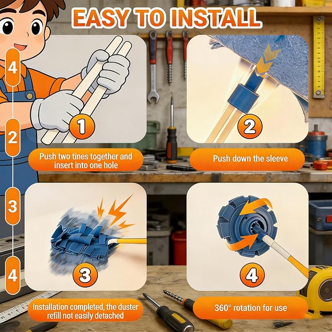 360° Electrostatic Duster Refills - Image 4