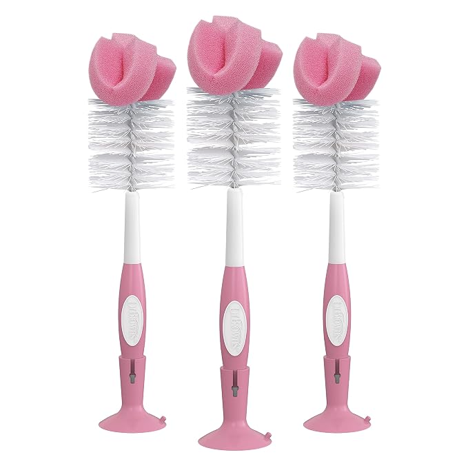 Dr. Brown's Reusable Sponge Baby Bottle Cleaning Brush Set by DrBrowns