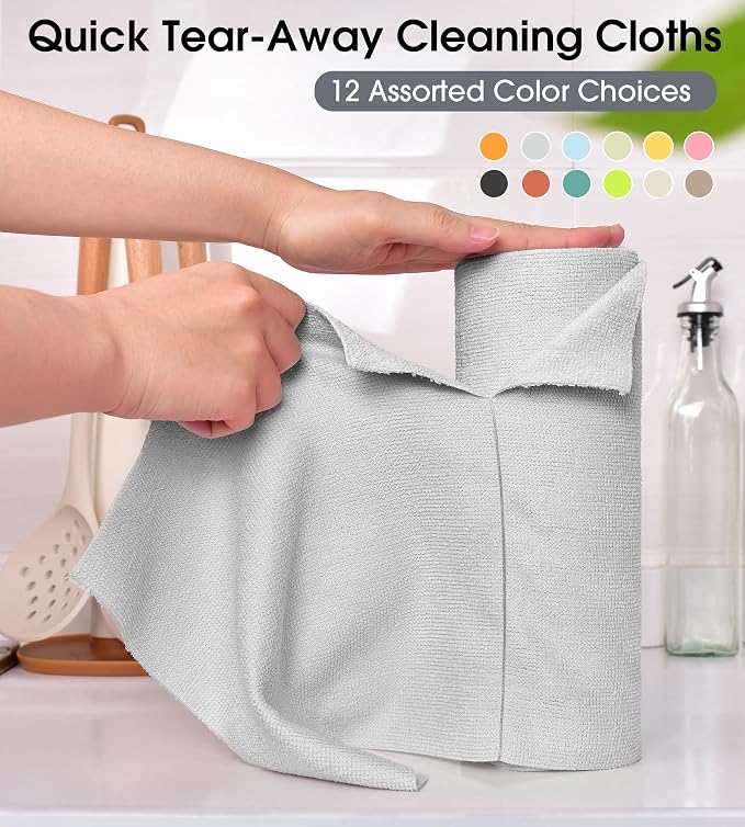 KitchLife Microfiber Cleaning Cloth Roll - Image 4