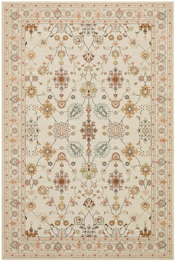 Door Mat Floral Entryway Rug, Washable Samll 2x3 Rug, Boho Front Door Mat - Image 4