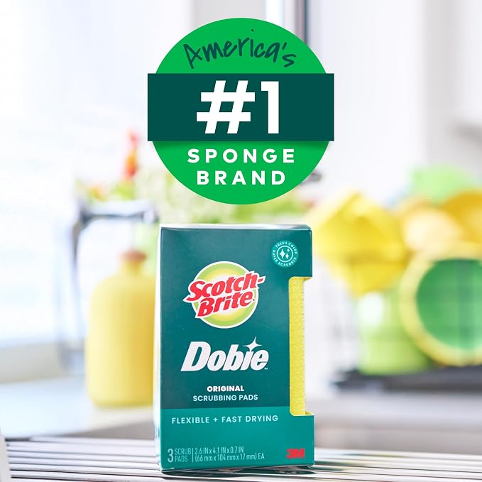 Scotch-Brite Dobie Pad, Sponge for All Purpose Cleaning of Kitchen, and - Image 9