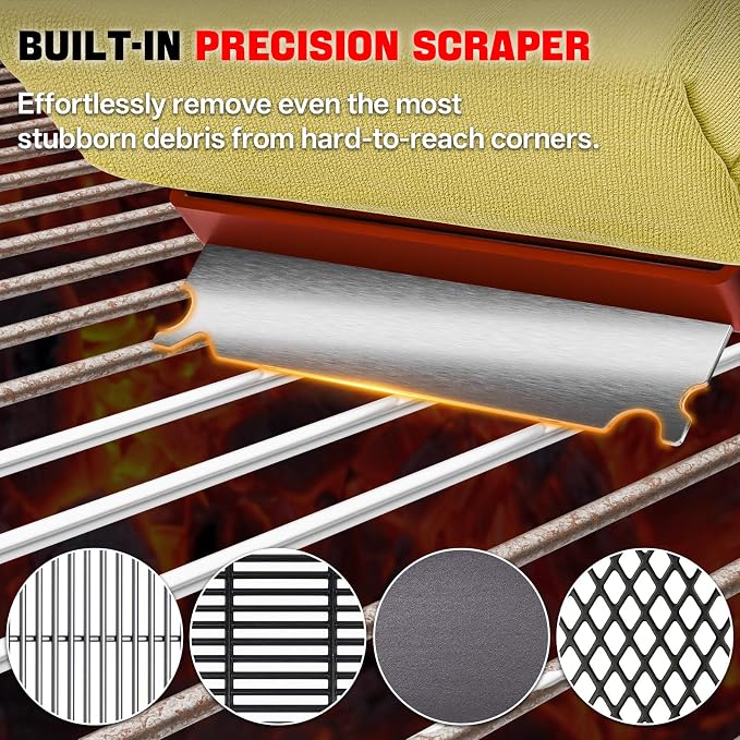 Grill Brush Bristle Free, Steam Grill Cleaning Brush - Image 4