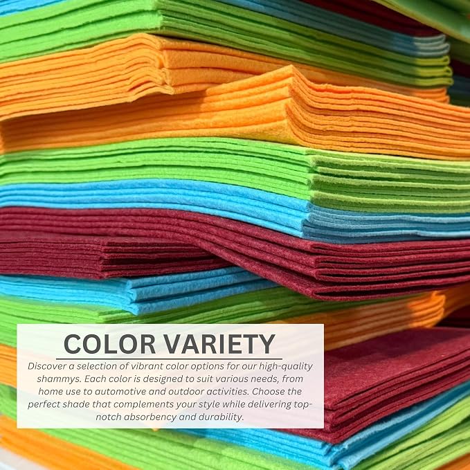 10 Pack Extra Large Original German Shammy Cloths Chamois Towels Super Absorbent - Image 4