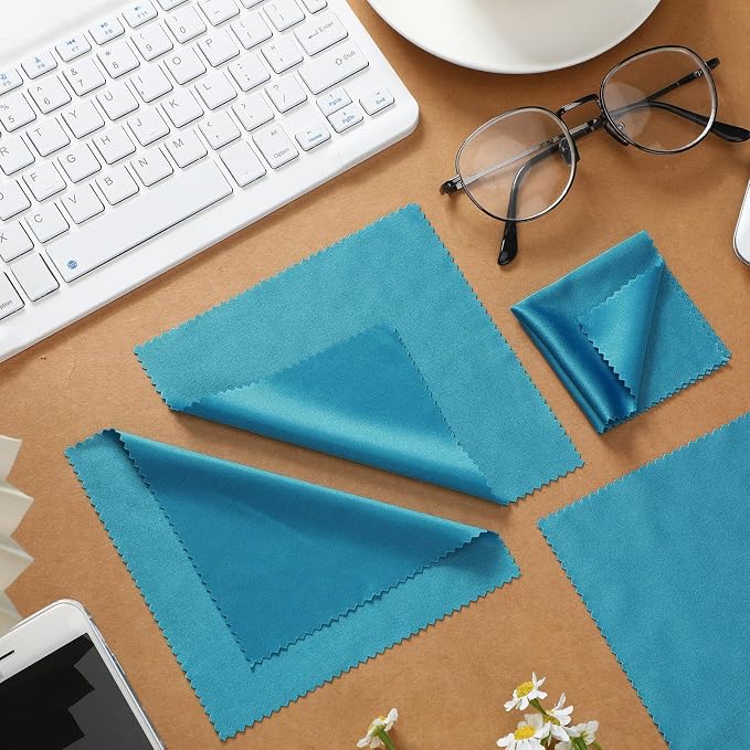 Sumind 100Pcs Eyeglass Cleaning Cloth Bulk 5.5 in Microfiber Glass Cleaning - Image 4