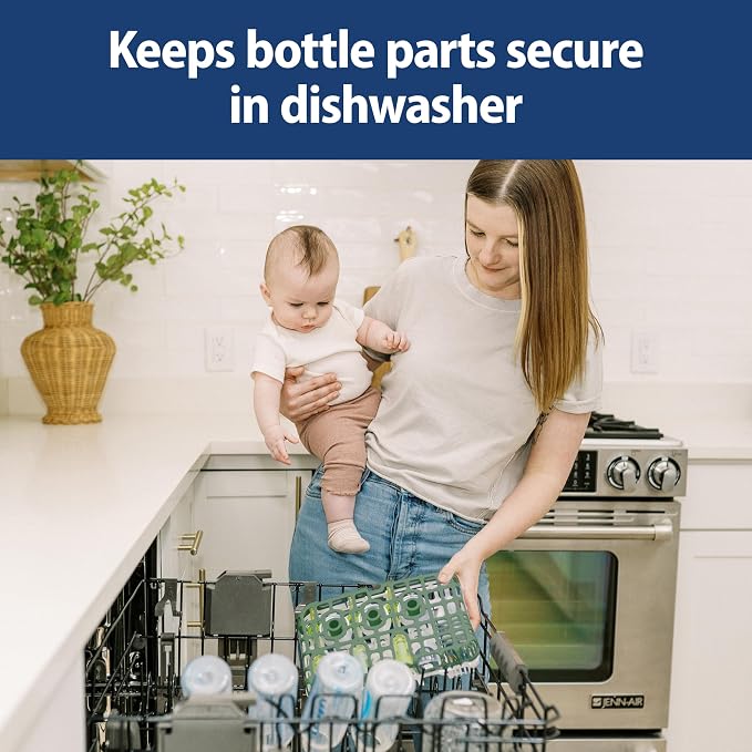 Dr. Brown's Dishwasher Basket for Small Baby Bottle Parts, and Accessories - Image 4